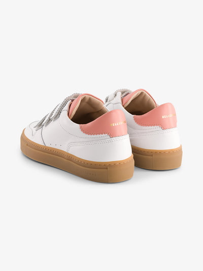 B0 Velcro - White / Pink