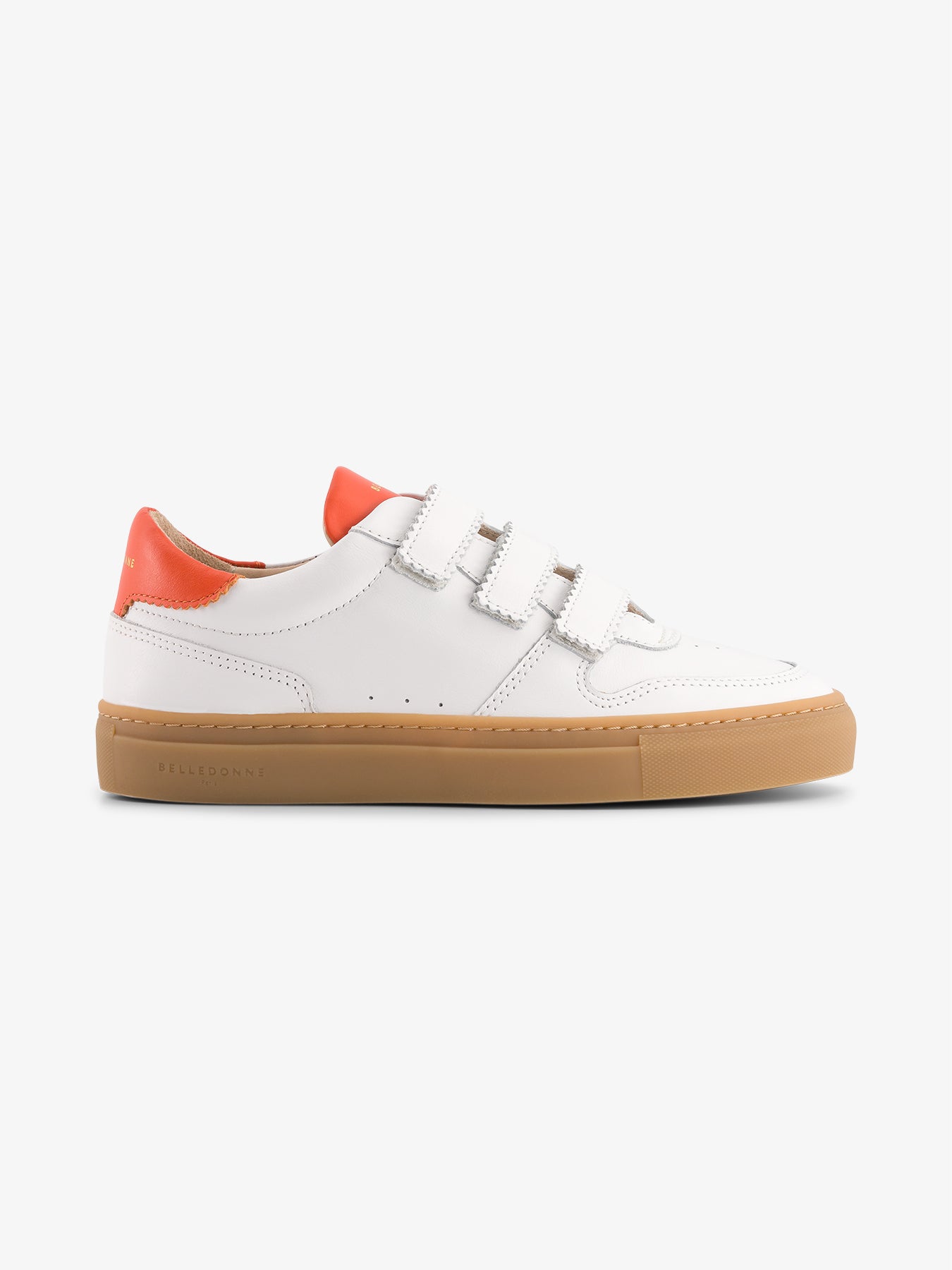 B0 Velcro - White / Orange